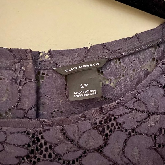 Ash Grey Lace Blouse - Picture 3 of 5